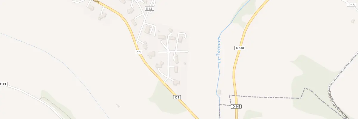Plan du 6 Res du Broqua à Auterive