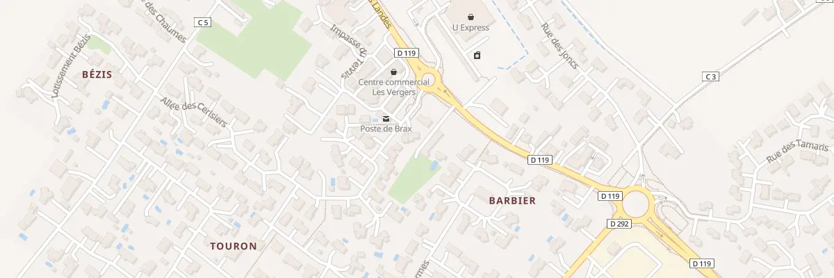 Plan du 63 All des Cerisiers à Brax
