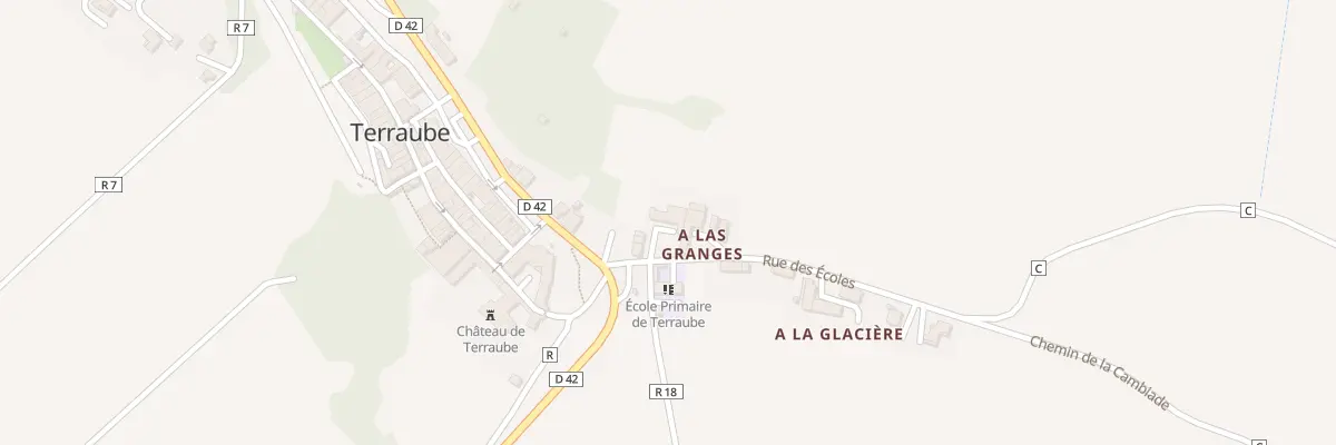 Plan du 5076 A Las Granges à Terraube