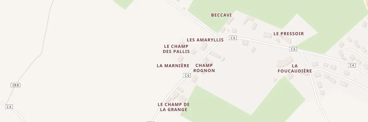 Plan du 5230 La Marniere à Boëssé-le-Sec