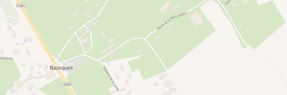 Plan du 10 Rte de Boissy Lamberville à Bazoques