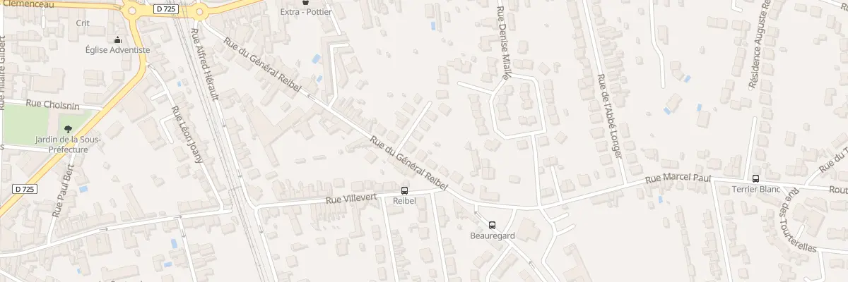 Plan du 75 Rue Général Reibel à Châtellerault