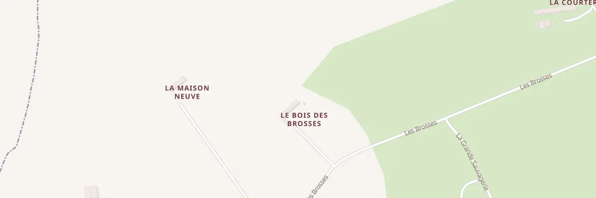 Plan du 132 Le Bois des Brosses à Réveillon