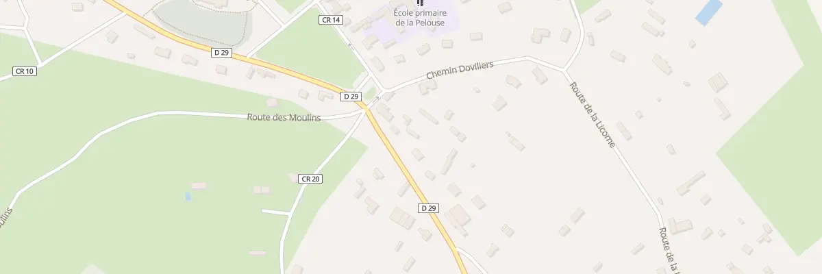 Plan du 61 Rte de Saint Georges à Campigny