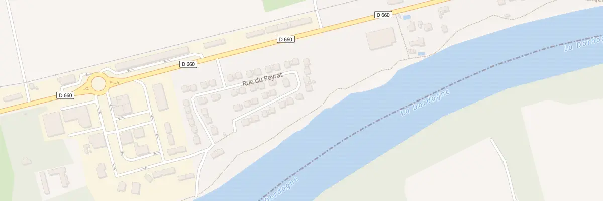 Plan du 25 Rue du Peyrat à Creysse