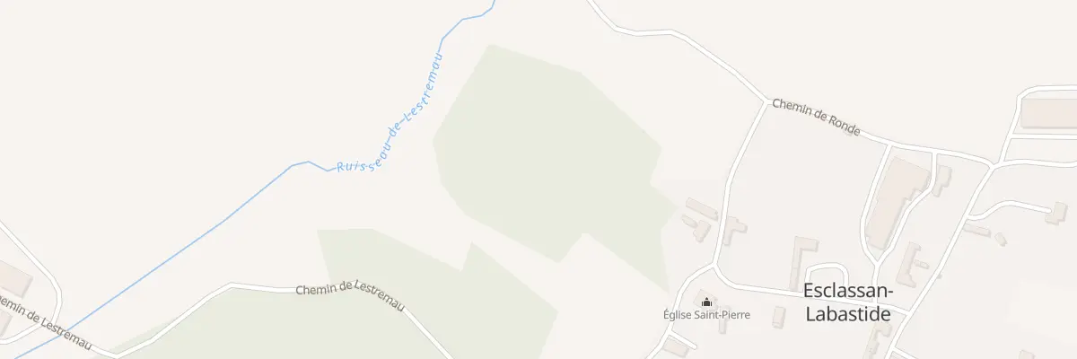 Plan du 604 Chem de Ronde à Esclassan-Labastide