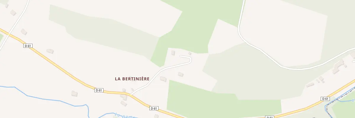 Plan du 23 La Bertiniere à Marçon