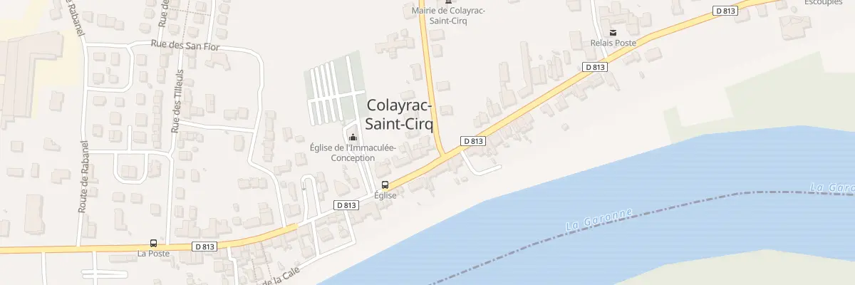 Plan du 1 Rue des Ecoles à Colayrac-Saint-Cirq
