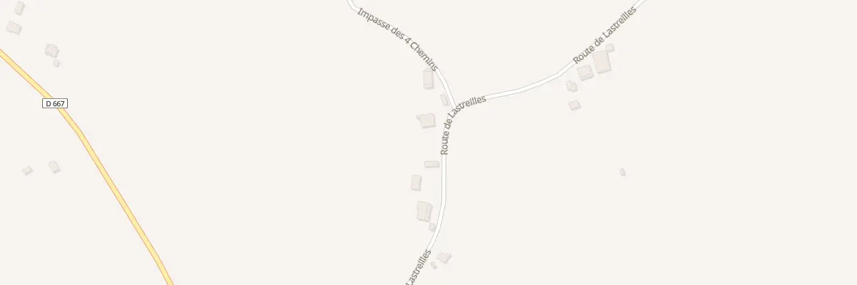 Plan du 489 Rte de Lastreilles à Saint-Étienne-de-Fougères