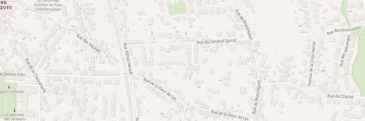 Plan du 19 Rue Georges Guynemer à Châtellerault
