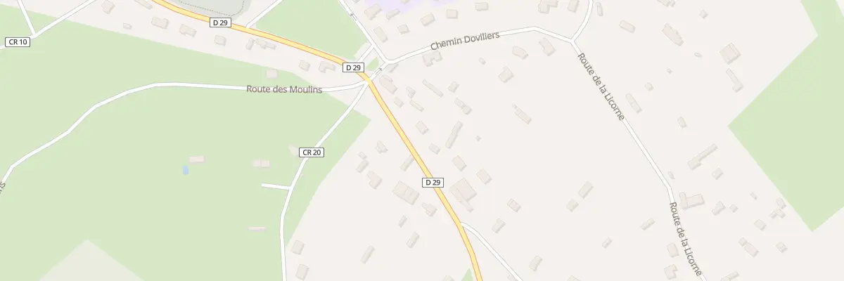Plan du 91 Rte de Saint Georges à Campigny