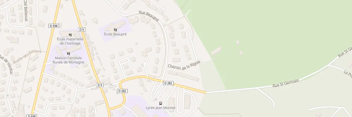 Plan du 1 Che de la Rigole à Mortagne-au-Perche