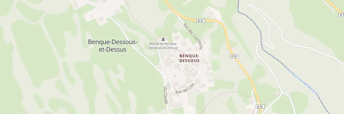 Plan du 81 Rue des Cromlechs à Benque-Dessous-et-Dessus
