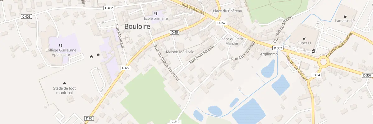 Plan du 26 Rue Jean Moulin à Bouloire
