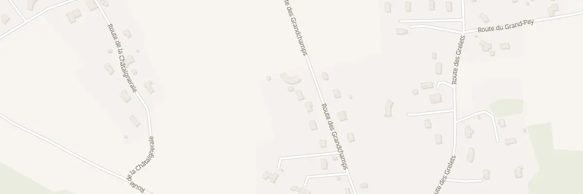 Plan du 883 Rte des Grandchamps à Mensignac