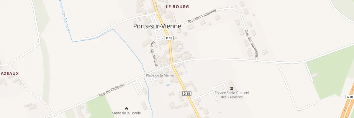 Plan du 1 Rue de la Vienne à Ports-sur-Vienne