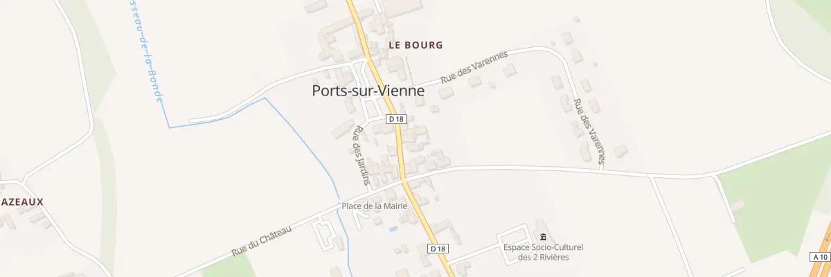 Plan du 19 Rue Principale à Ports-sur-Vienne