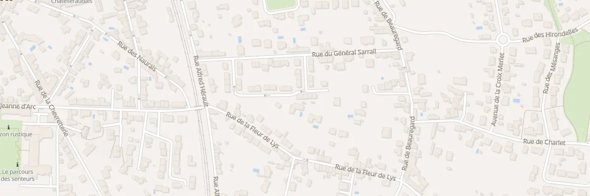 Plan du 22 Rue Georges Guynemer à Châtellerault