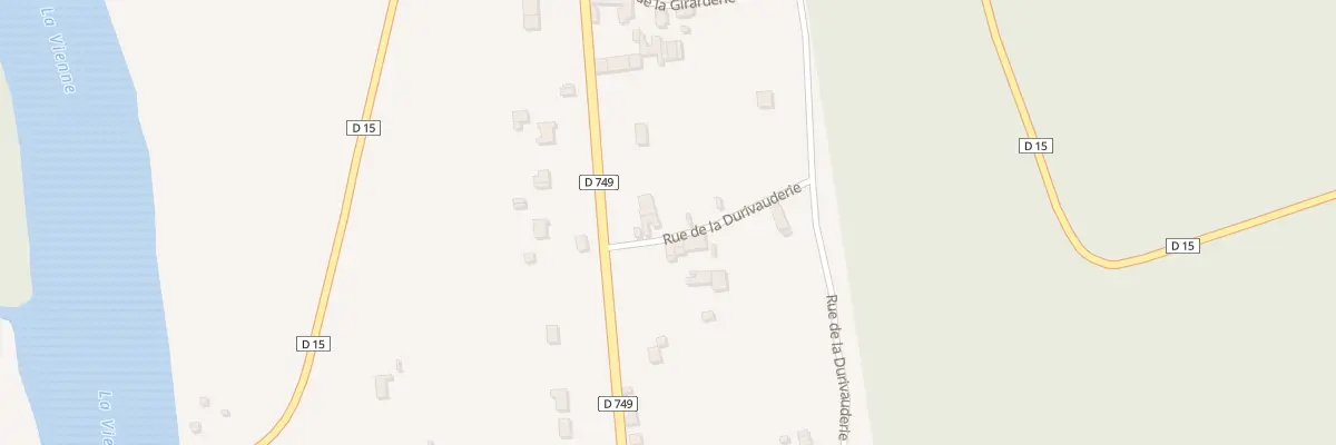Plan du 1 Rue de La Durivauderie à Vouneuil-sur-Vienne