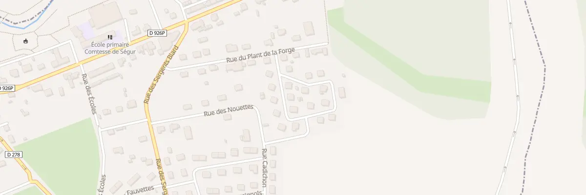 Plan du 4 Cité du Plant de la Forge à Aube
