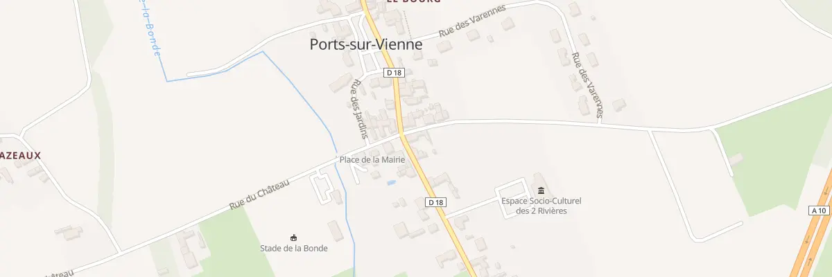 Plan du 25 Rue Principale à Ports-sur-Vienne