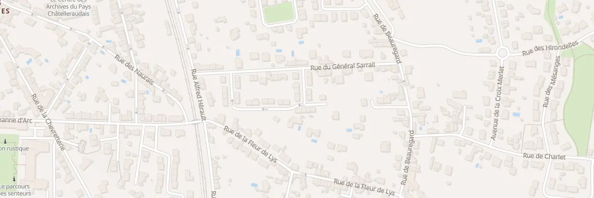 Plan du 21 Rue Georges Guynemer à Châtellerault
