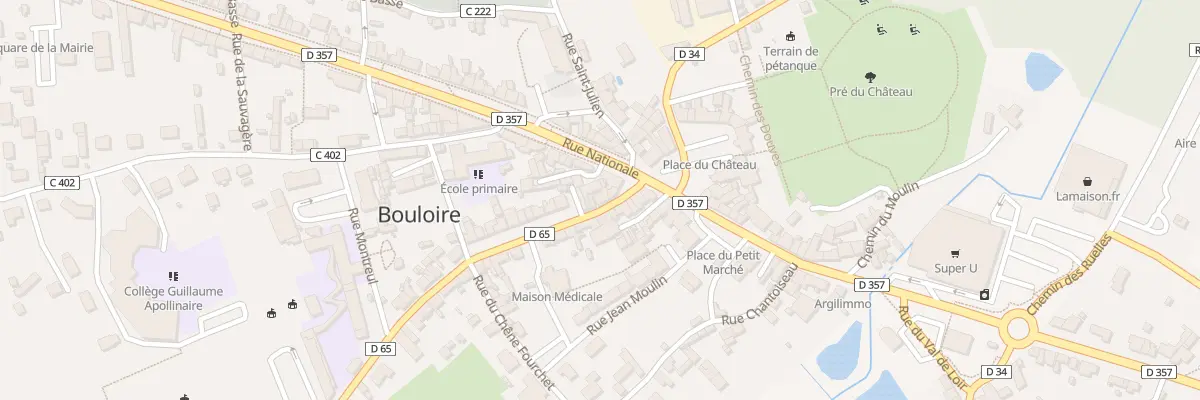 Plan du 4 Rue du Jeu de Paume à Bouloire