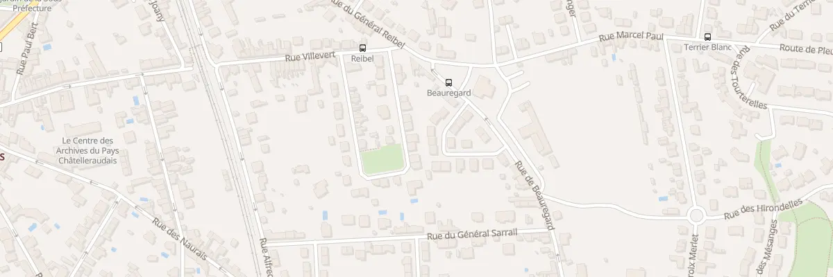Plan du 40 Sq Benoît du Rey à Châtellerault