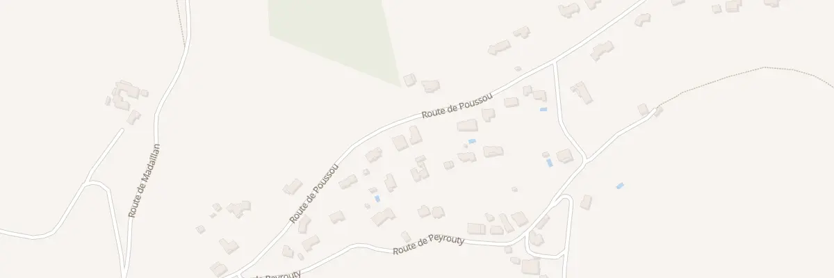 Plan du 390 Rte de Poussou à Saint-Hilaire-de-Lusignan