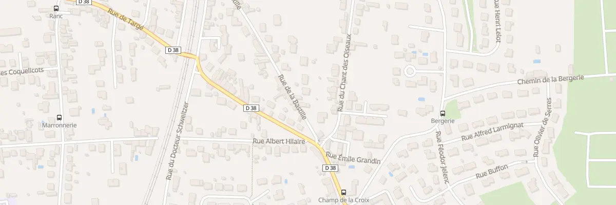 Plan du 27 Rue de la Bastille à Châtellerault