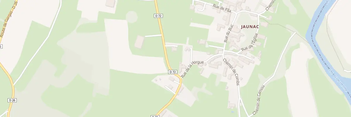 Plan du 5102 Larrouzere à Tibiran-Jaunac