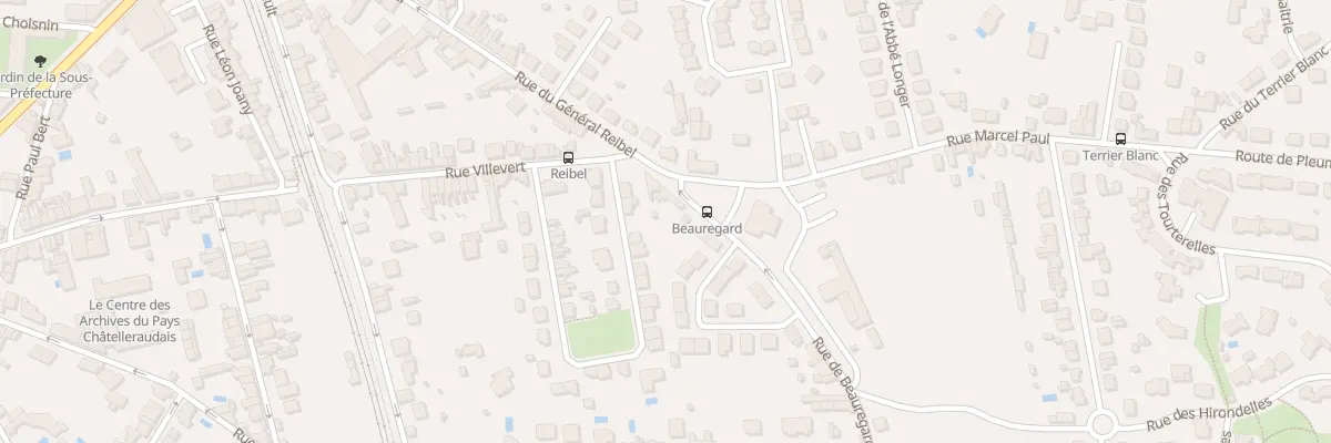 Plan du 65 Rue de Beauregard à Châtellerault