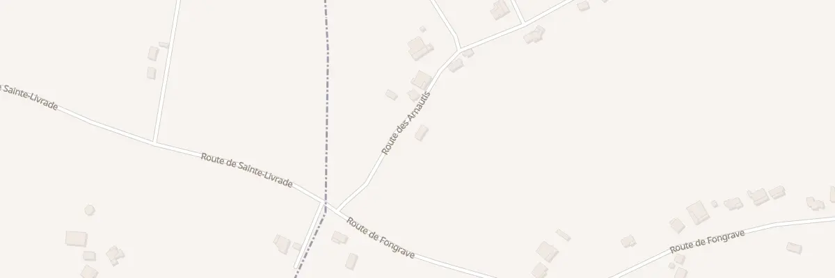 Plan du 869 Rte des Arnautis à Saint-Étienne-de-Fougères