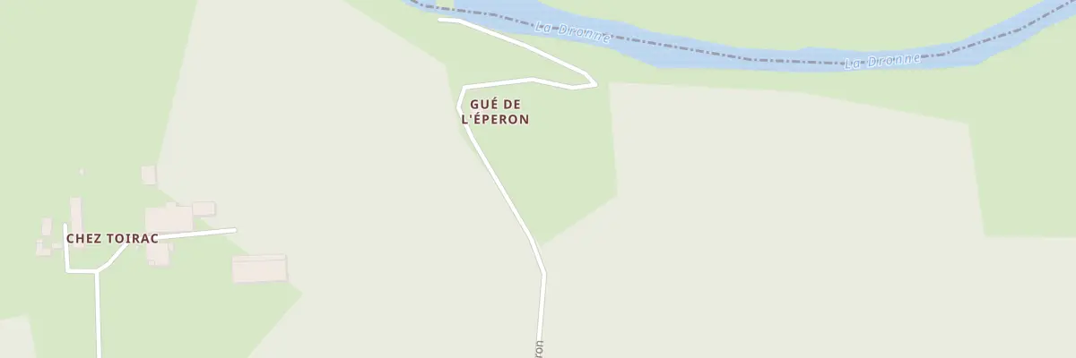 Plan du 333 Gue de l’Eperon à Bourdeilles