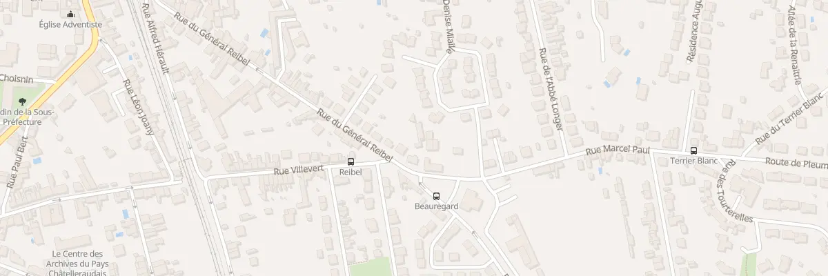 Plan du 87 Rue Général Reibel à Châtellerault