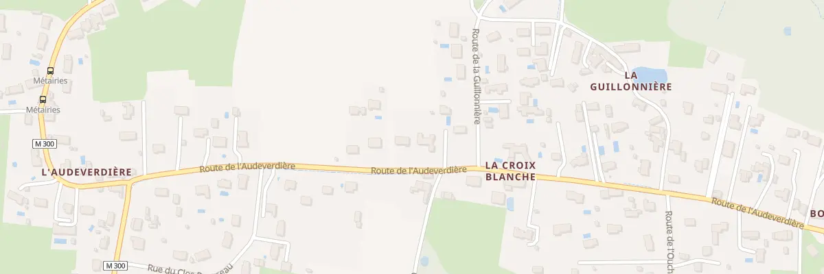 Plan du 39 Rte de l’Audeverdière à Savonnières