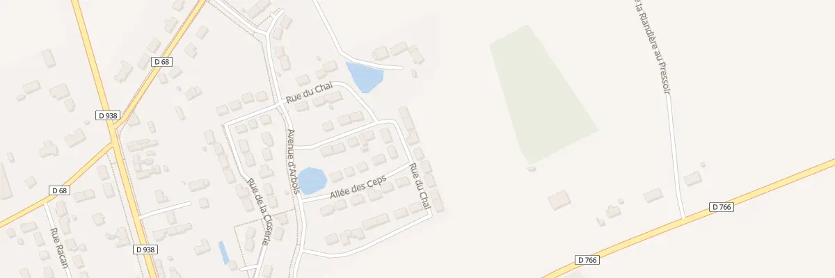 Plan du 11 Rue du Chai à Neuillé-Pont-Pierre