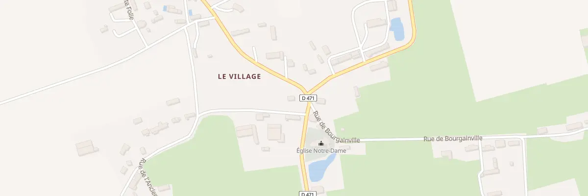Plan du 2 Rue de l’Ancienne Boulangerie à Vinnemerville