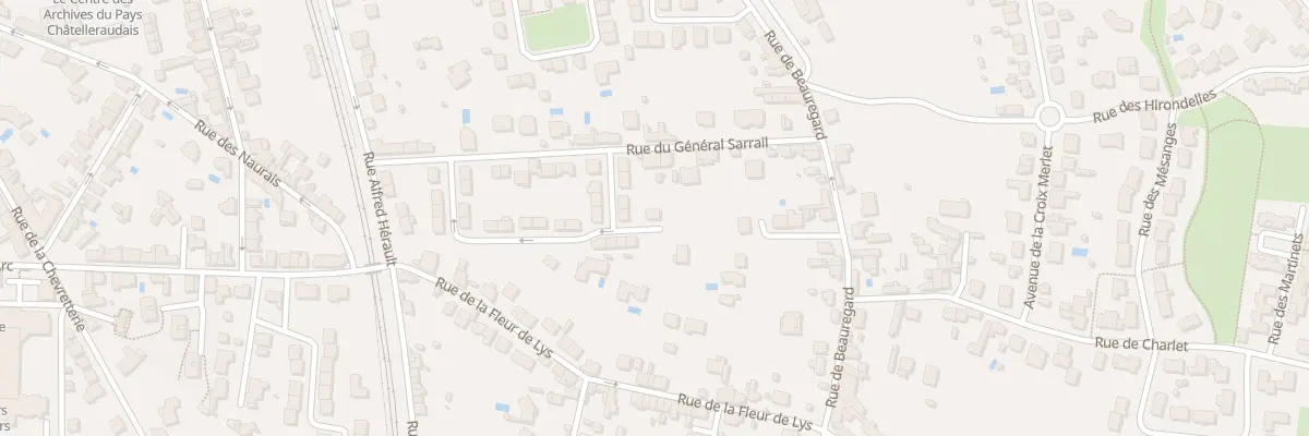 Plan du 30 Rue Georges Guynemer à Châtellerault