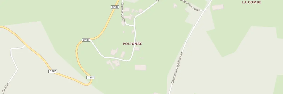 Plan du 188 Rte de Polignac à Grignols