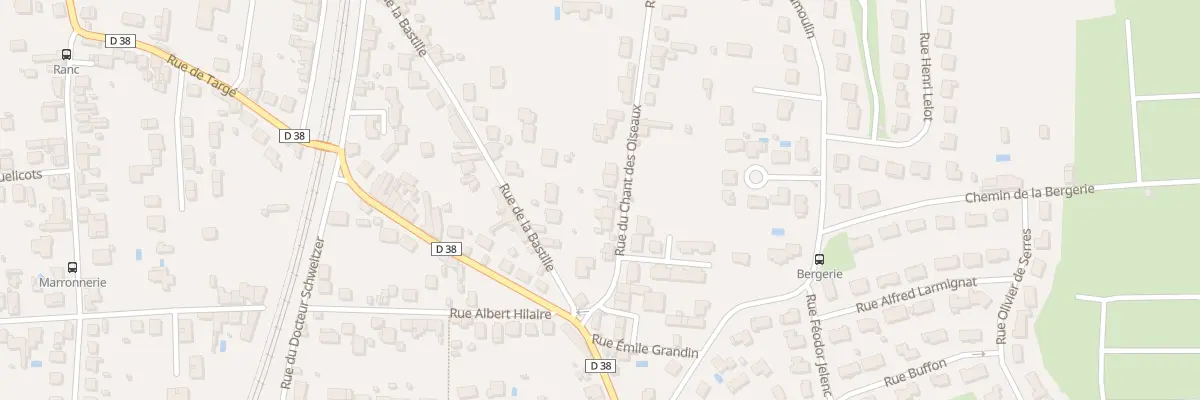 Plan du 19 Rue du Chant des Oiseaux à Châtellerault