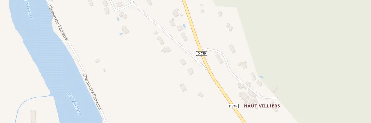 Plan du 22 Rue du Bas Villiers à Vouneuil-sur-Vienne