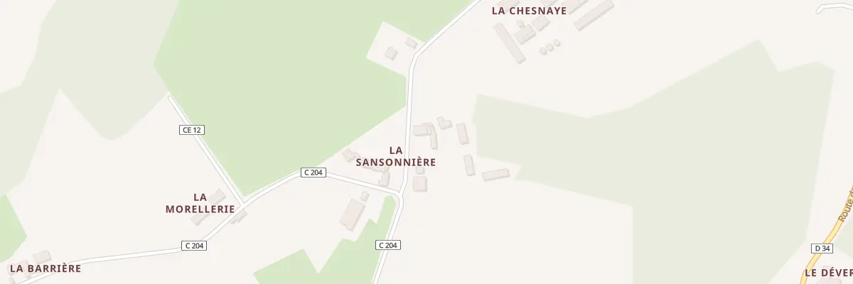 Plan du 50 Rte de la Sansonnière à Bouloire