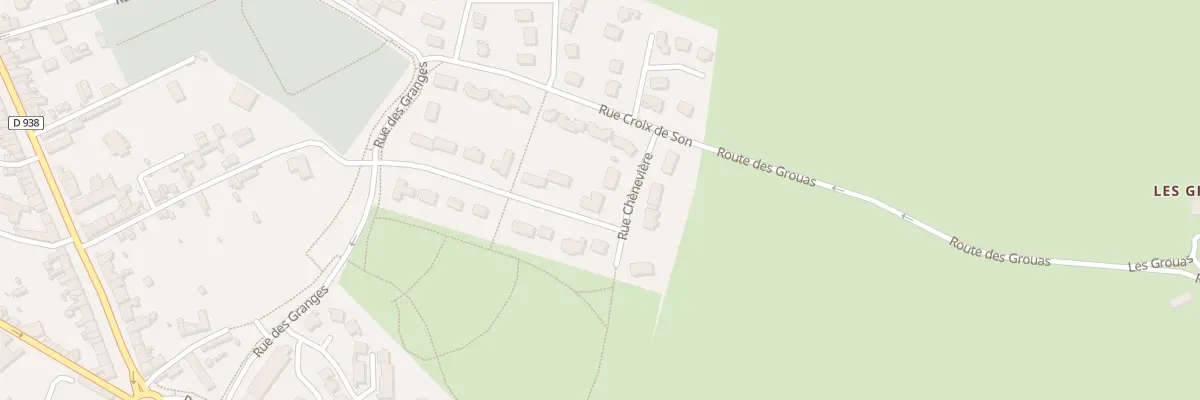 Plan du 3 Rue Chènevière à Mortagne-au-Perche