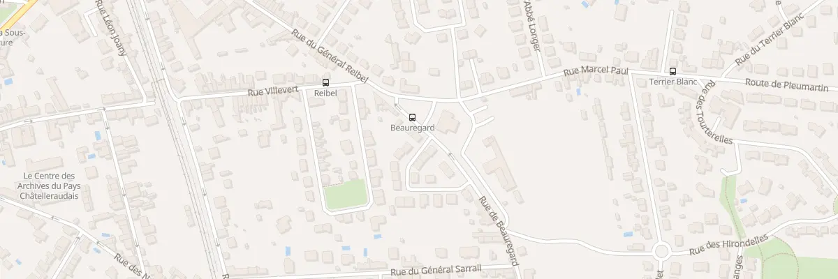Plan du 55 Rue de Beauregard à Châtellerault