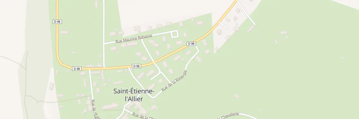 Plan du 240 Rue du Maquis Surcouf à Saint-Étienne-l’Allier