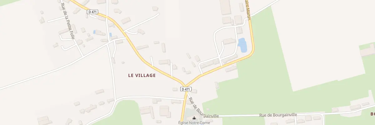 Plan du 1 Rue Saint Martin à Vinnemerville