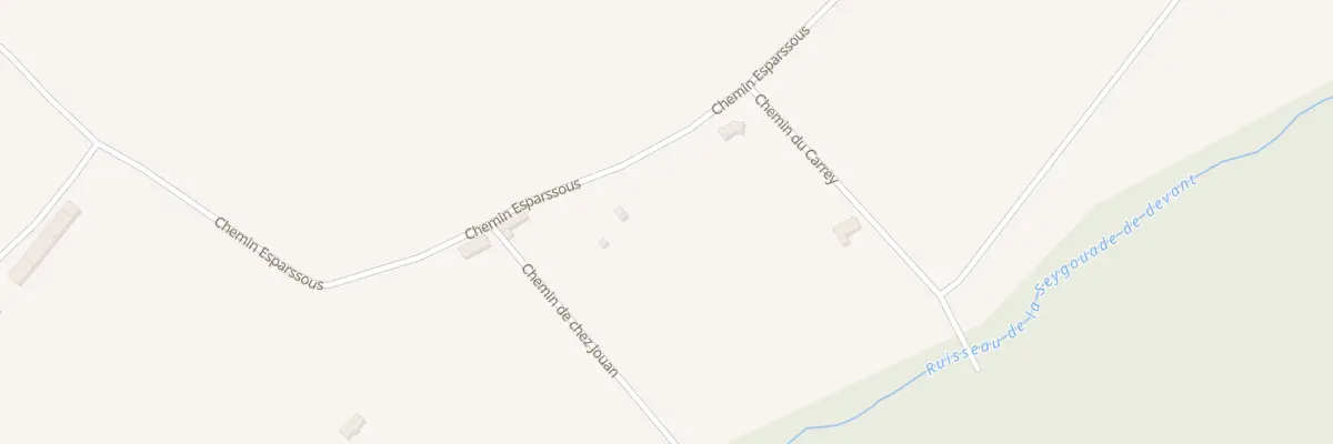 Plan du 2 Chem Esparssous à Cazaril-Tambourès