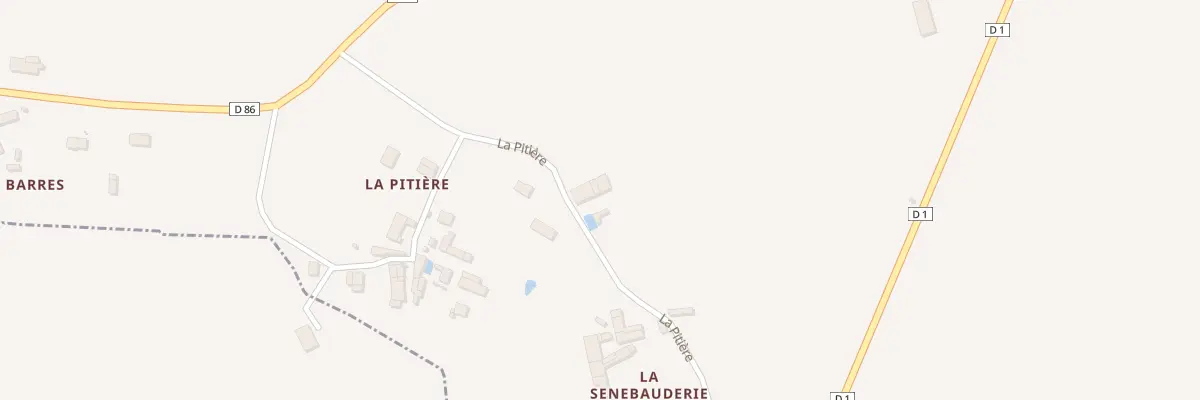 Plan du 5 La Pitière à La Chapelle-Moulière