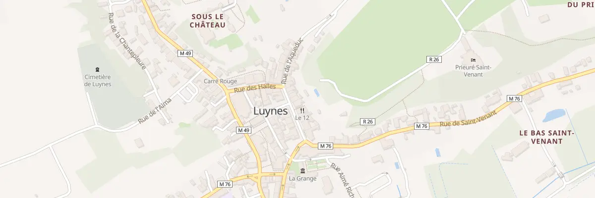 Plan du 8 Rue de la République à Luynes